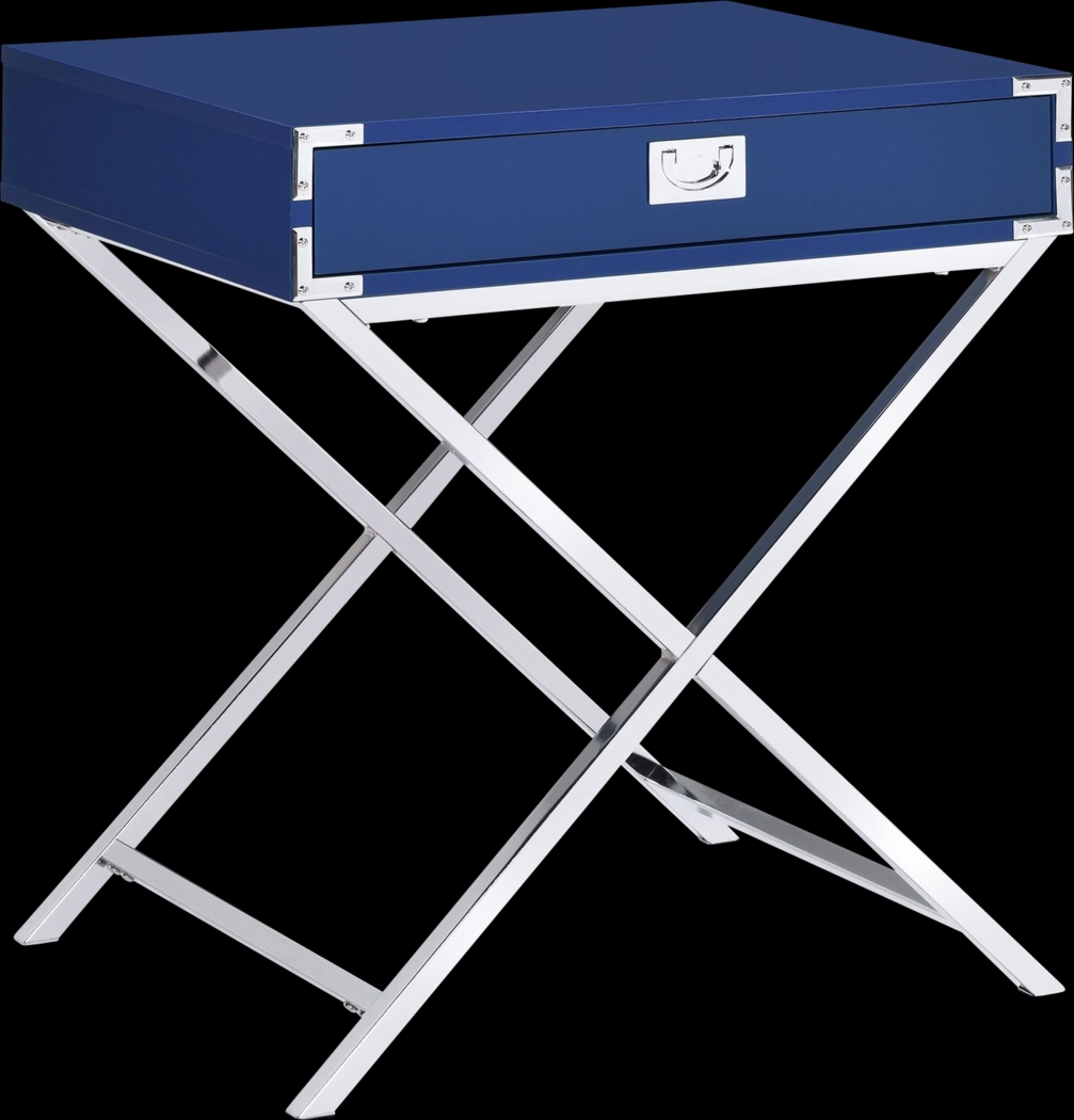 Wartelle Blue Accent Table - Thumbnail - Image 1