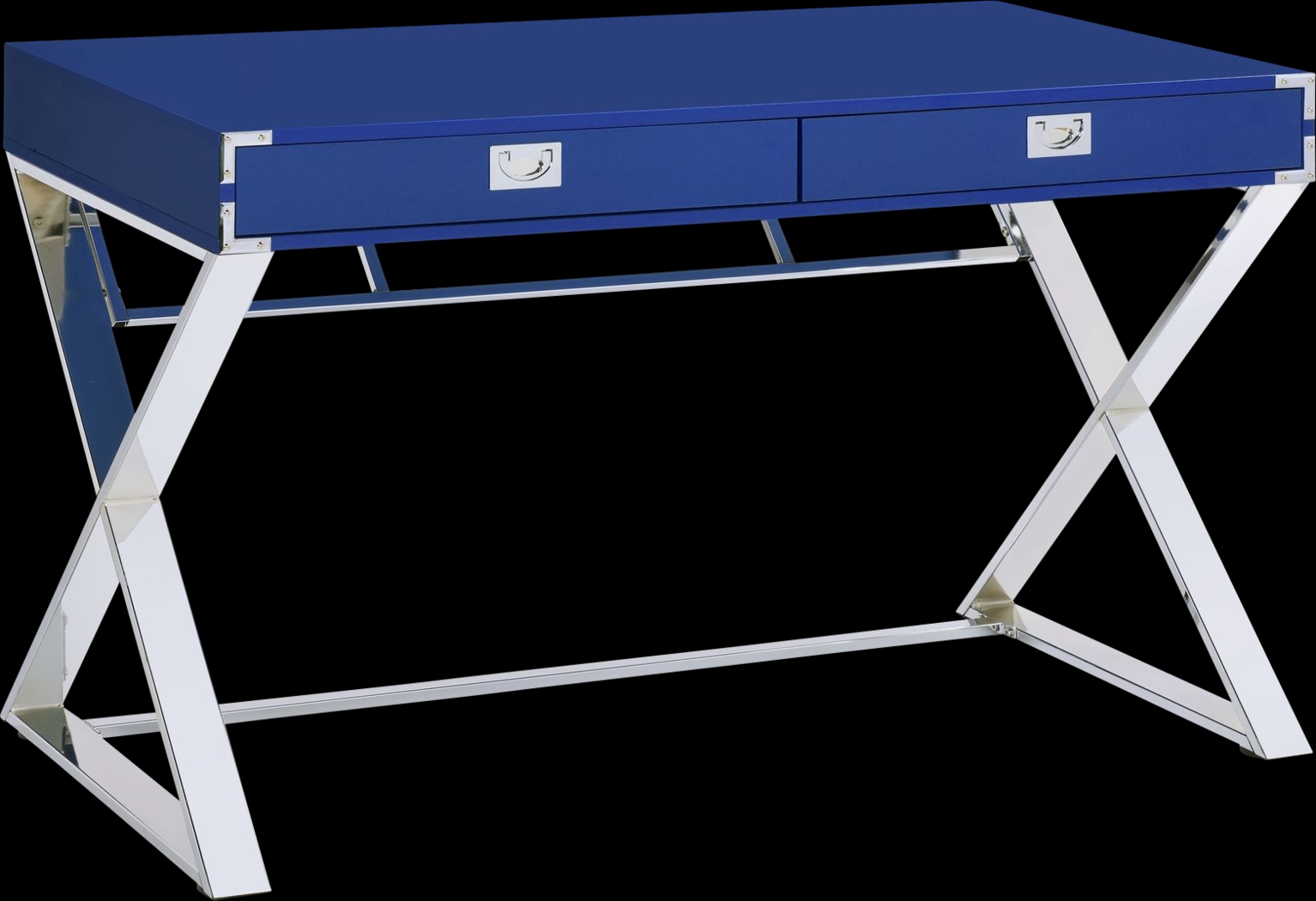 Wartelle Blue Desk - Thumbnail - Image 1