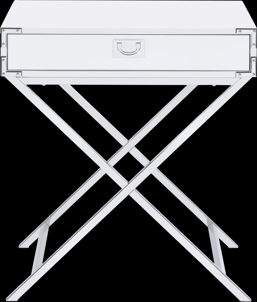 Wartelle White Accent Table - Thumbnail - Image 2