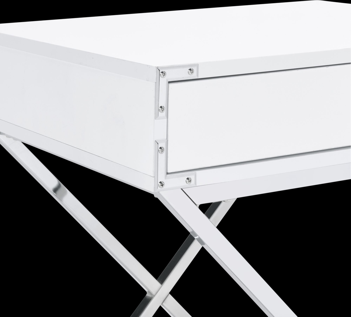 Wartelle White Accent Table - Thumbnail - Image 4