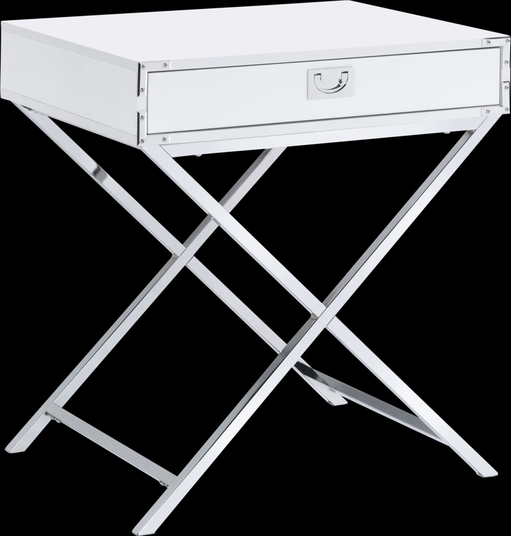 Wartelle White Accent Table - Thumbnail - Image 1