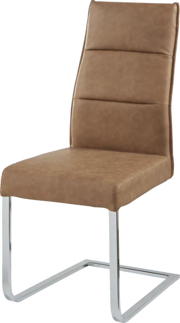 Washington Square 5 Pc Dining Room with Camel Chairs - Thumbnail - Image 5