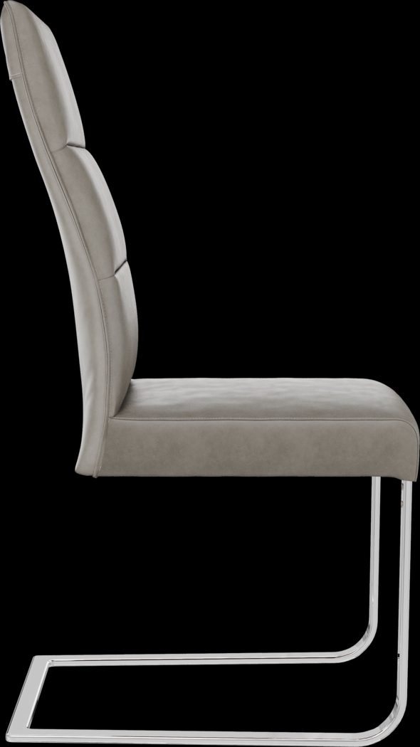 Washington Square White 5 Pc Dining Room with Gray Chairs - Thumbnail - Image 5