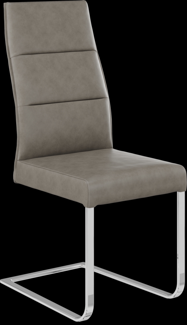 Washington Square White 5 Pc Dining Room with Gray Chairs - Thumbnail - Image 3