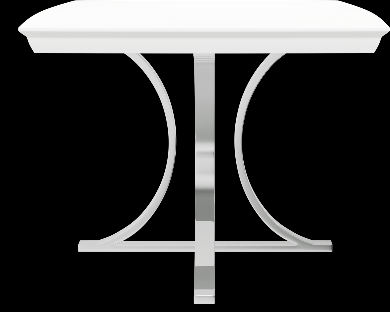 Washington Square White Dining Table - Thumbnail - Image 4