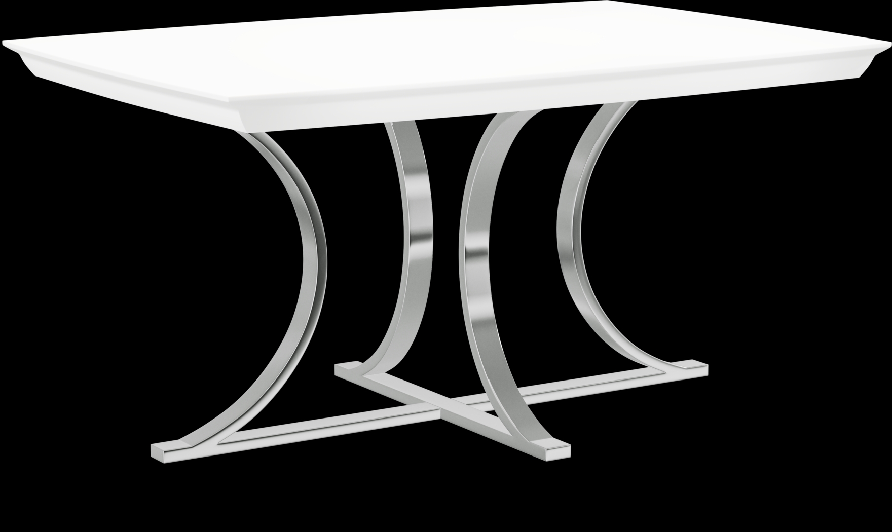 Washington Square White 5 Pc Dining Room with Gray Chairs - Thumbnail - Image 2