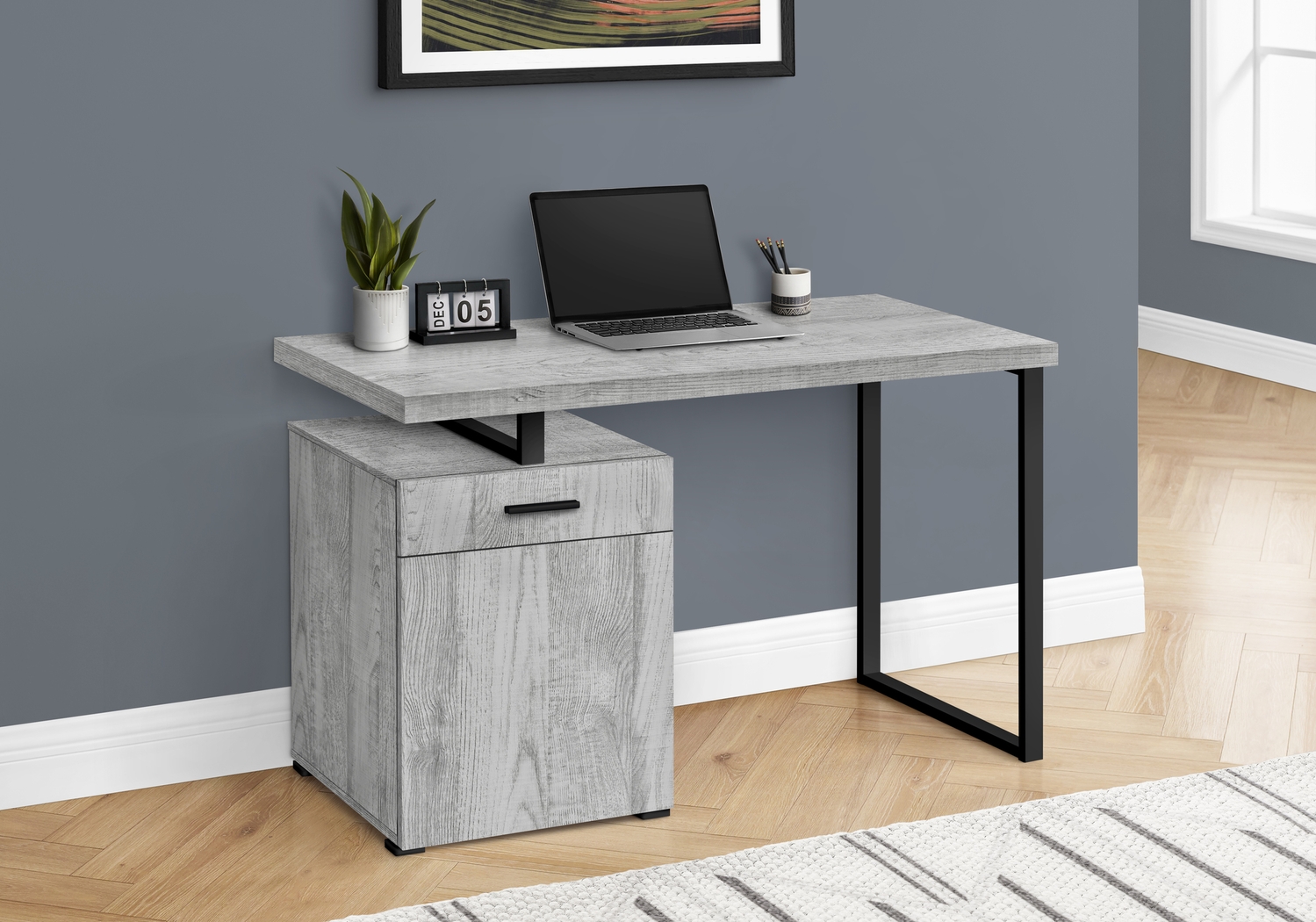 Washita Gray Desk - Thumbnail - Image 3