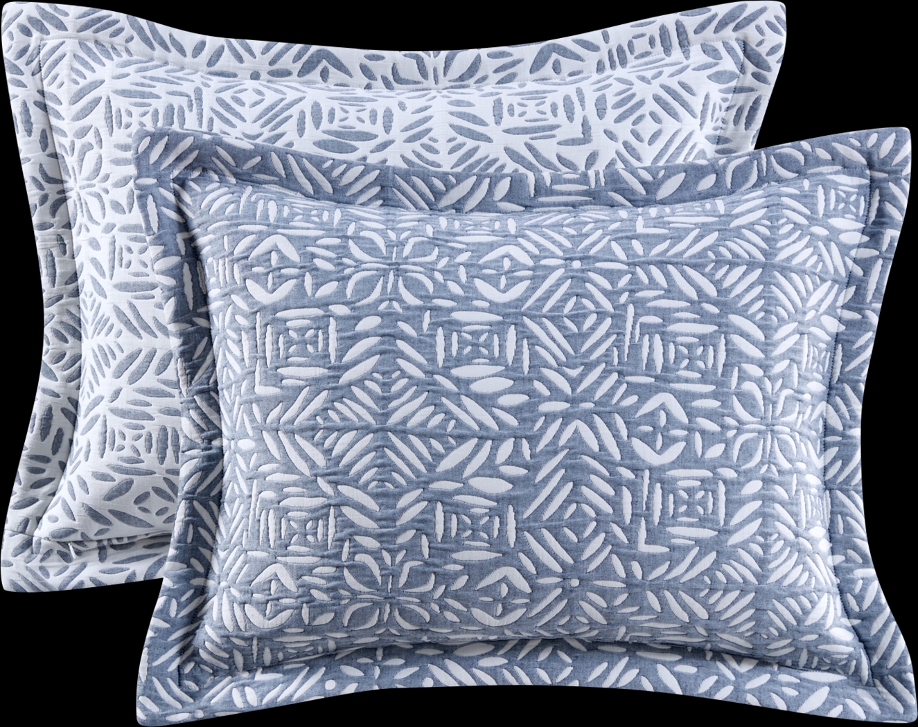 Washmon Blue 4 Pc Full/Queen Coverlet Set - Thumbnail - Image 8