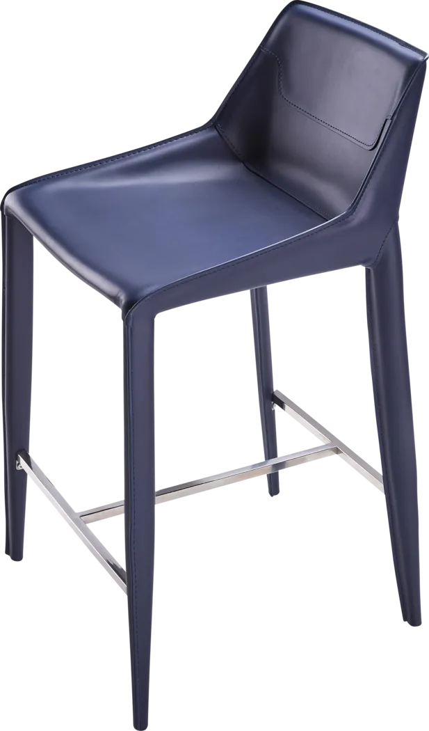 Wasil Navy Barstool - Thumbnail - Image 2