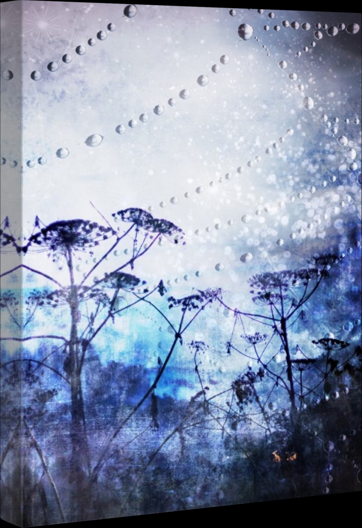 Water Droplets Purple Artwork - Thumbnail - Image 2