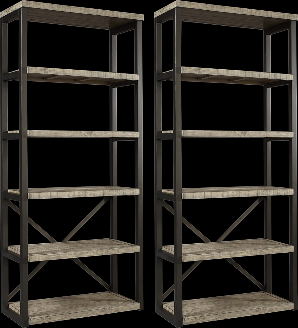 Water Mill 2 Pc Bookcase Set - Thumbnail - Image 1