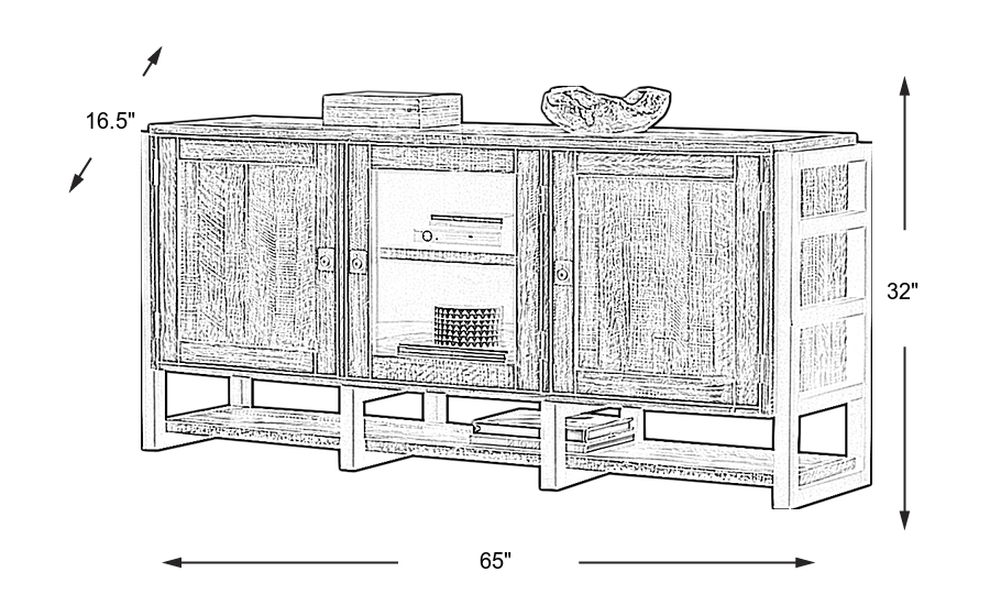 Dimension Image. Please refer to the Dimension Tab on this page for dimension details.