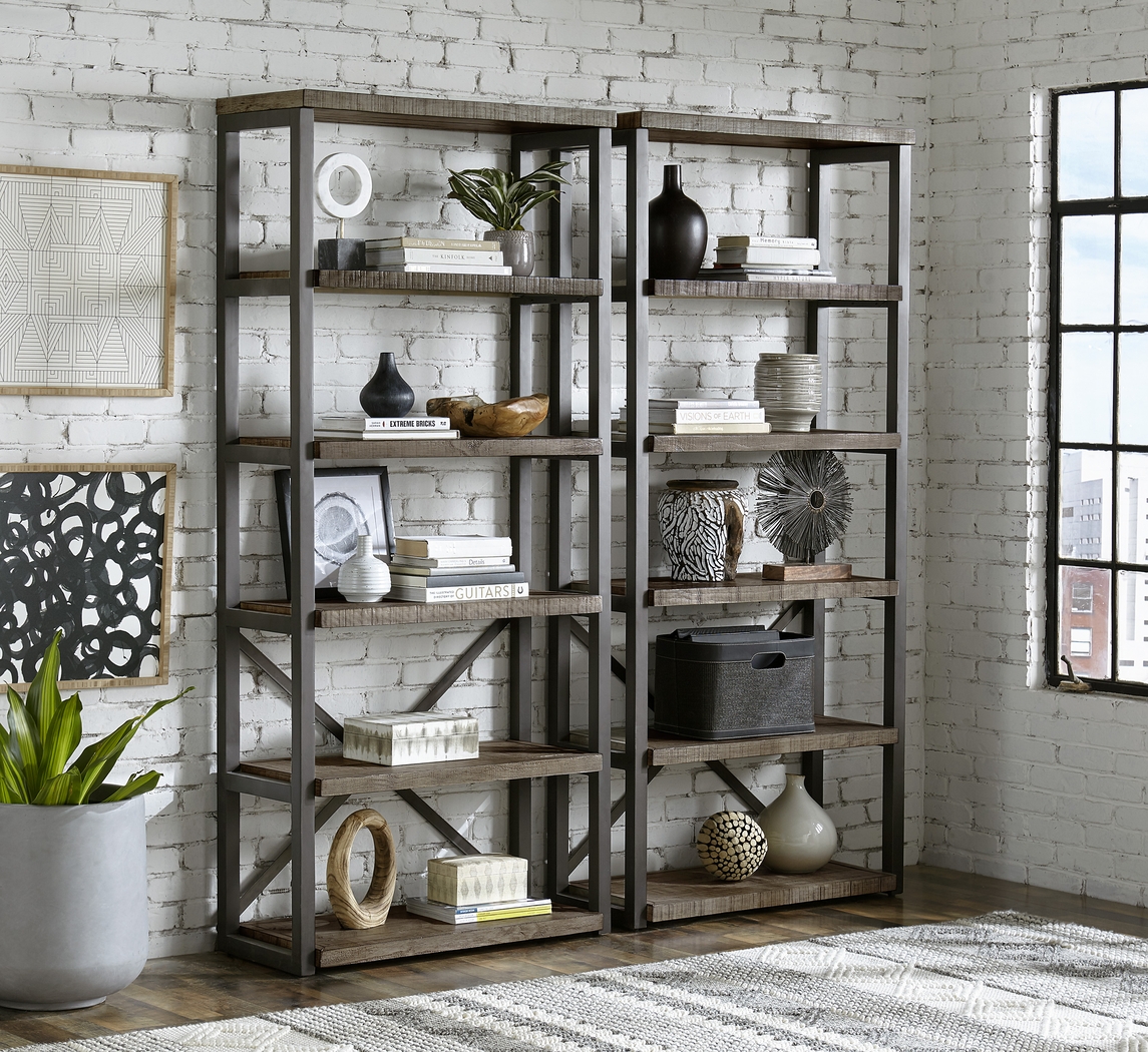 Water Mill Gray Bookcase - Thumbnail - Image 2