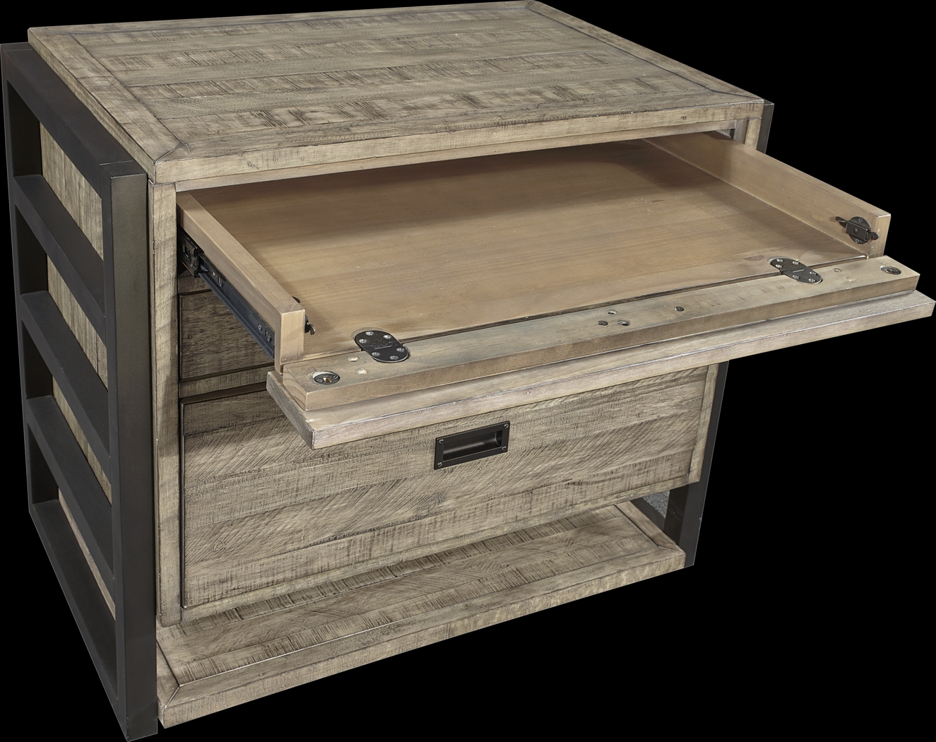 Water Mill Gray File Cabinet - Thumbnail - Image 3