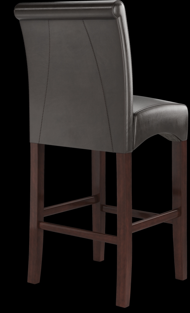 Galeno Cherry 3 Pc Bar Set with Brown Barstools - Thumbnail - Image 7