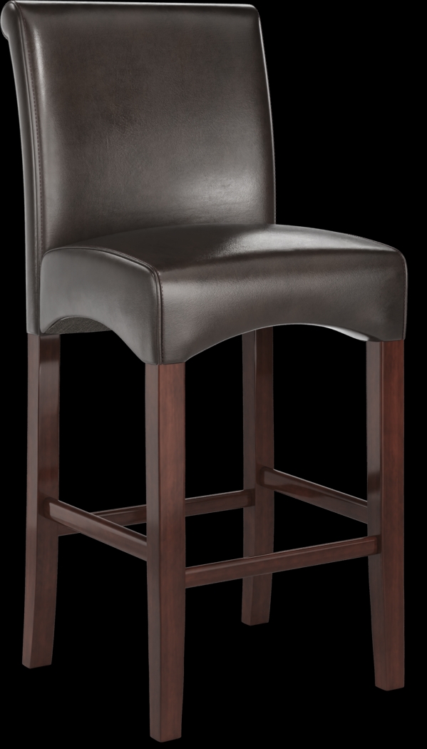 Galeno Cherry 3 Pc Bar Set with Brown Barstools - Thumbnail - Image 4
