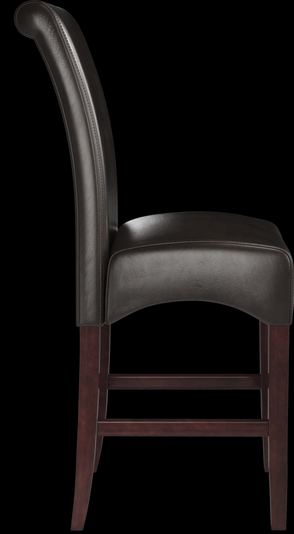 Ciara Espresso 5 Pc 48" Counter Height Dining Set with Brown Stools - Thumbnail - Image 6