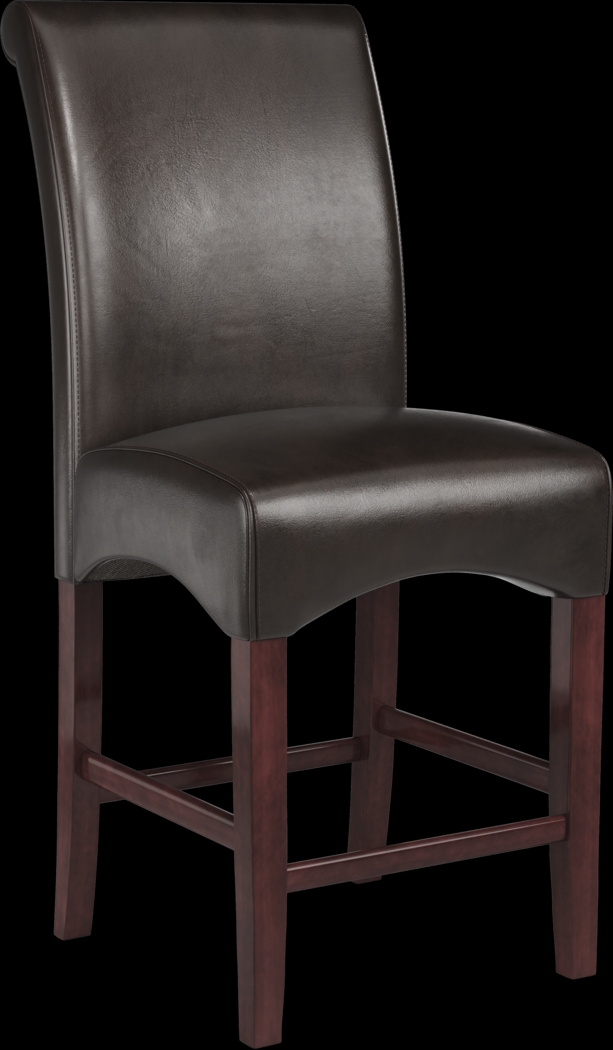 Ciara Espresso 5 Pc 48" Counter Height Dining Set with Brown Stools - Thumbnail - Image 4