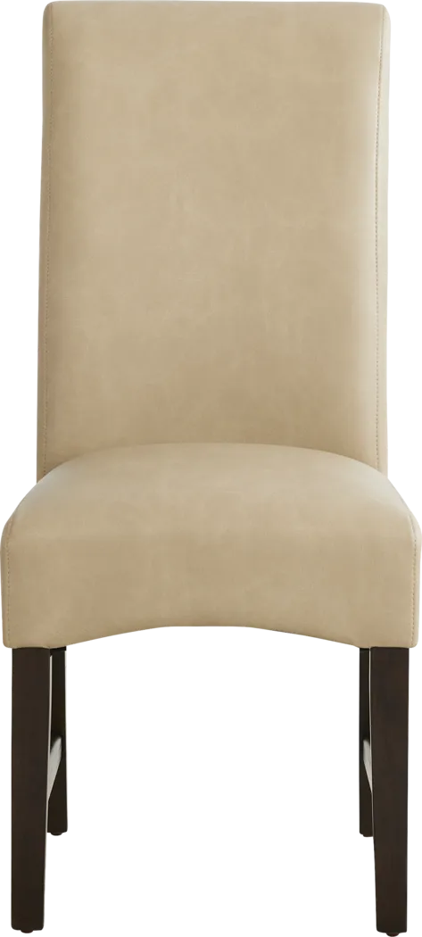 Ciara Espresso 5 Pc 48" Round Dining Room with Champagne Chairs - Thumbnail - Image 4