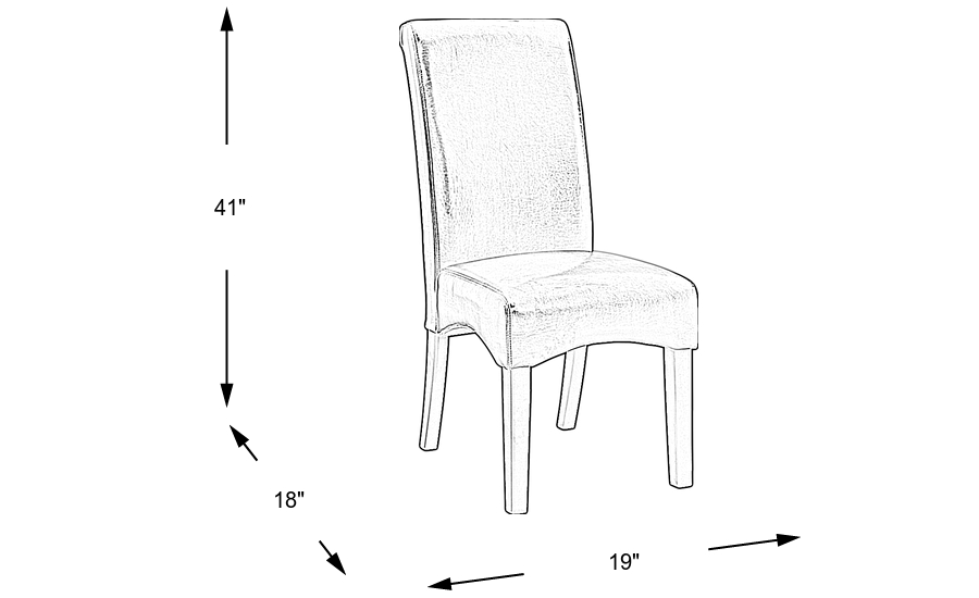Dimension Image. Please refer to the Dimension Tab on this page for dimension details.
