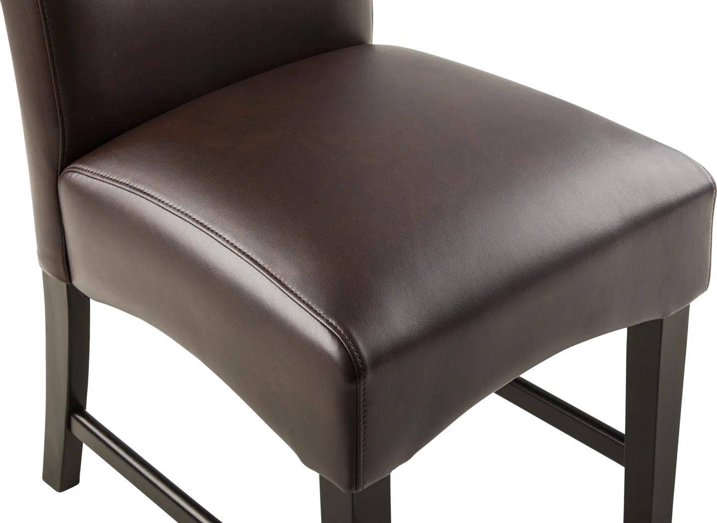 Watercolor Chocolate Upholstered Side Chair - Thumbnail - Image 4