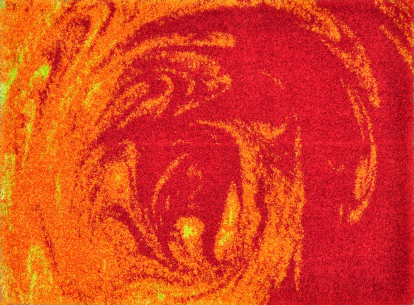 Watercolor Fire Rug - Thumbnail - Image 1