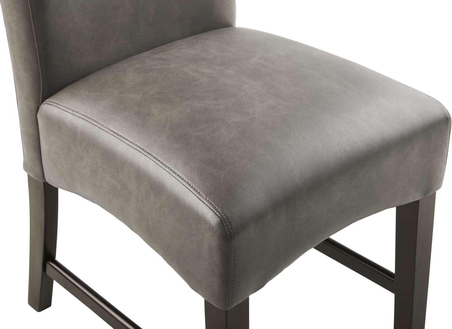 Ciara Espresso 5 Pc 48" Round Dining Room with Gray Chairs - Thumbnail - Image 5