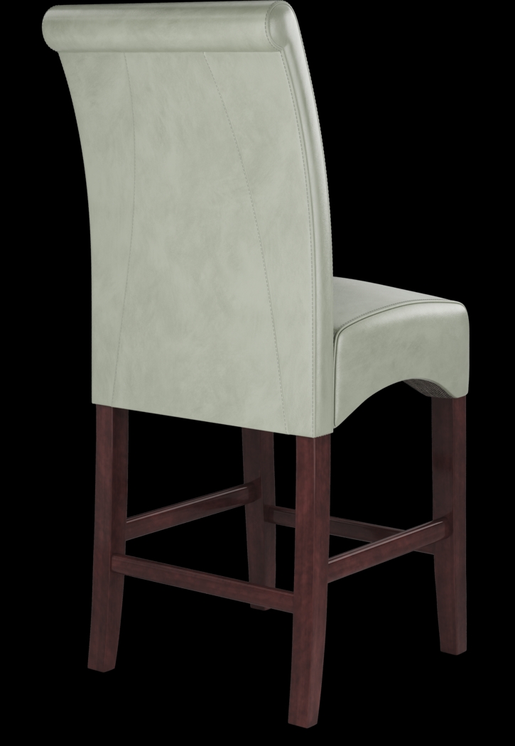 Watercolor Green Counter Height Stool - Thumbnail - Image 4