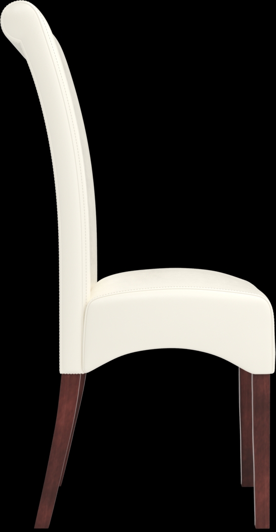 Watercolor Ivory Side Chair - Thumbnail - Image 3