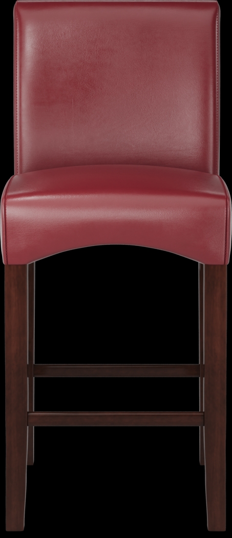 Galeno Cherry 3 Pc Bar Set with Red Barstools - Thumbnail - Image 5