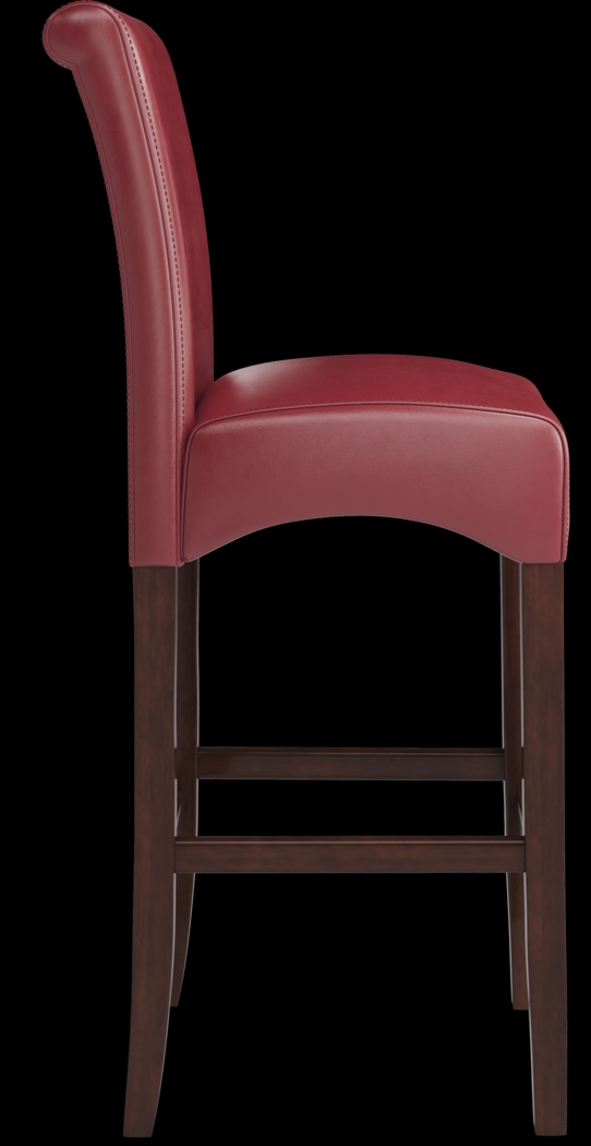 Galeno Cherry 3 Pc Bar Set with Red Barstools - Thumbnail - Image 6