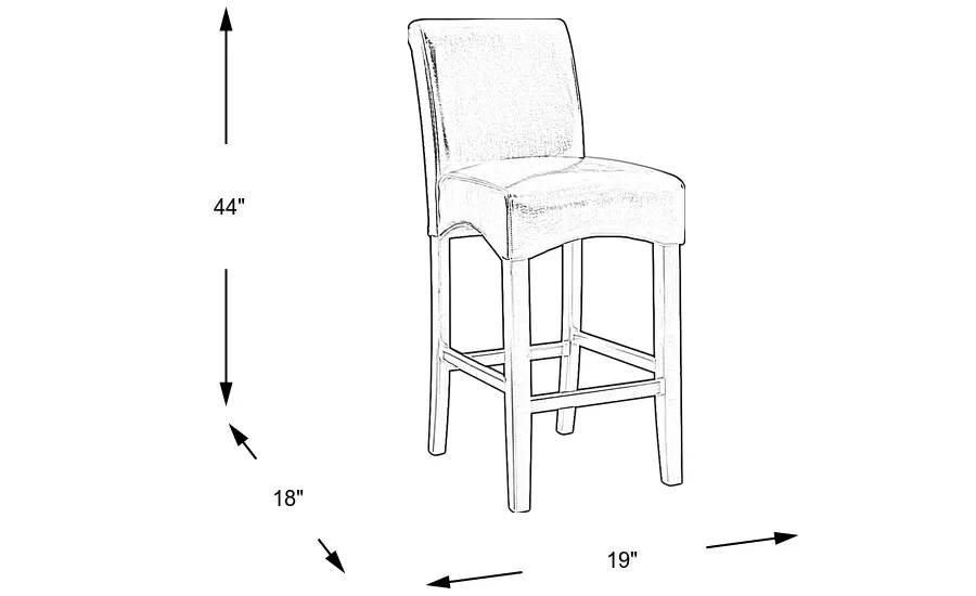 Dimension Image. Please refer to the Dimension Tab on this page for dimension details.