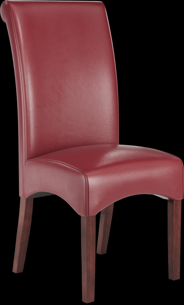 Watercolor Red Side Chair - Thumbnail - Image 1