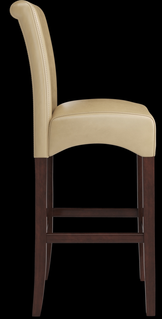 Galeno Cherry 3 Pc Bar Set with Tan Barstools - Thumbnail - Image 6