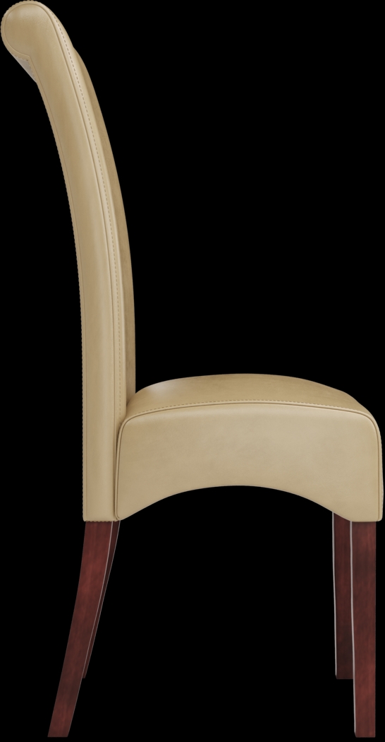 Watercolor Tan Side Chair - Thumbnail - Image 3