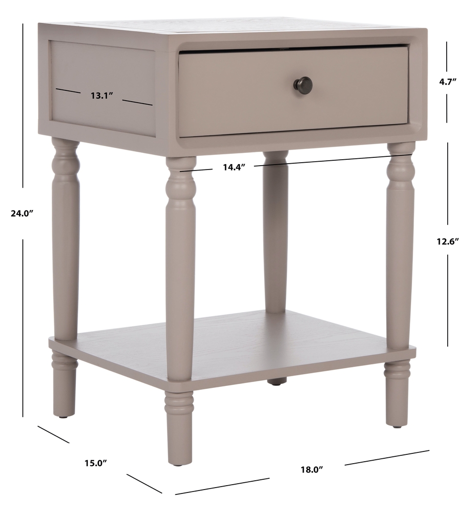 Wateree Gray Nightstand - Thumbnail - Image 14