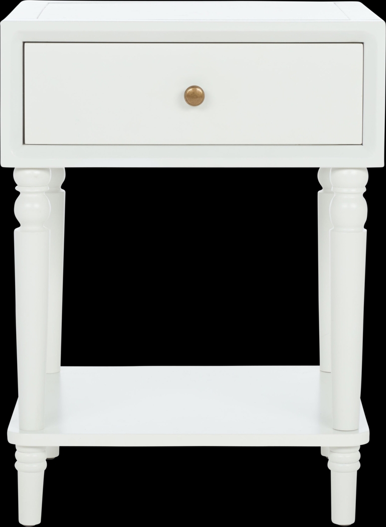 Wateree Off-White Nightstand - Thumbnail - Image 1