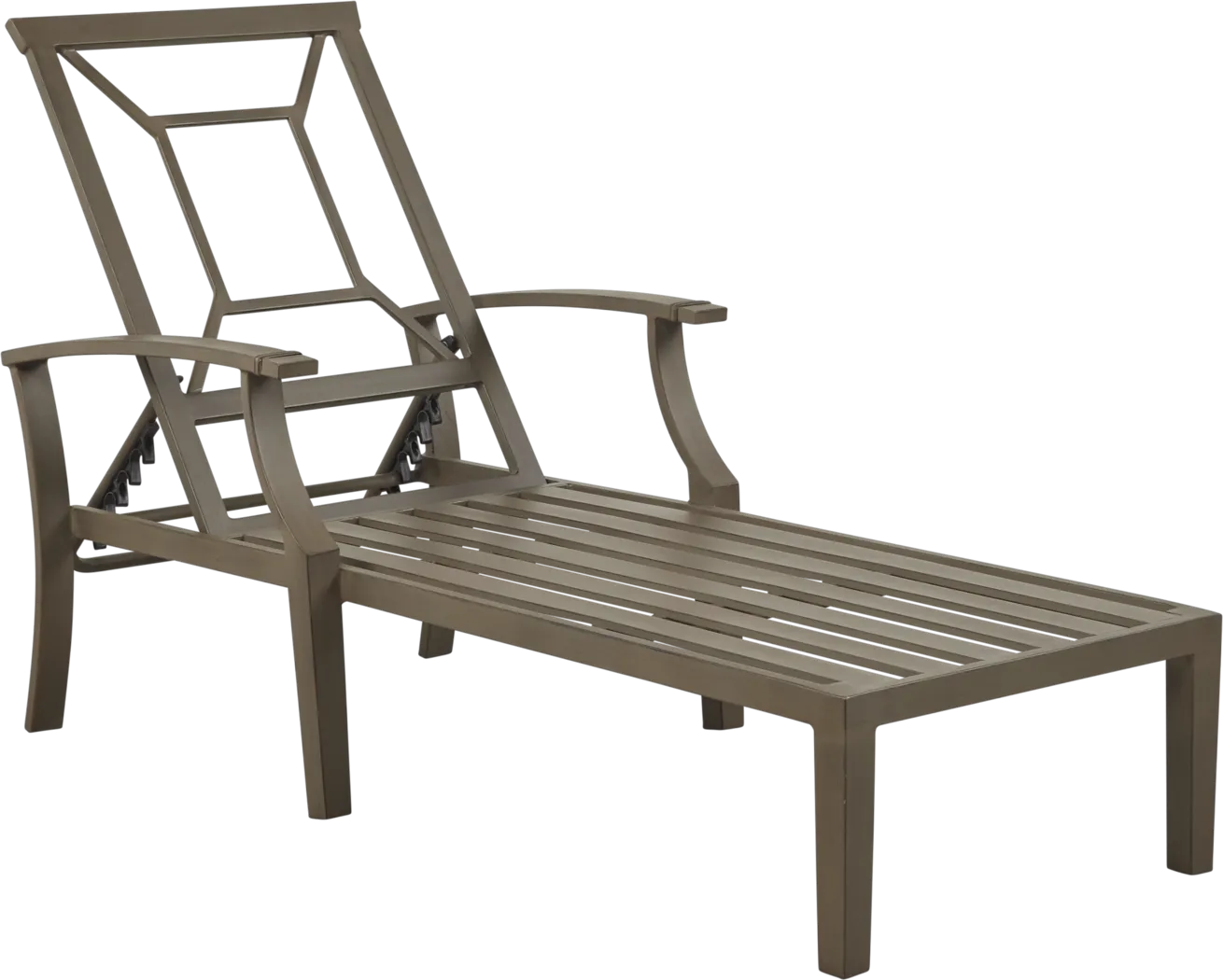 Waterfront Bronze Outdoor Chaise - Thumbnail - Image 2