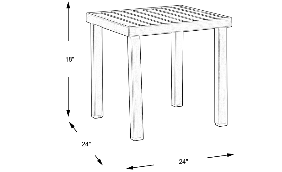 Dimension Image. Please refer to the Dimension Tab on this page for dimension details.