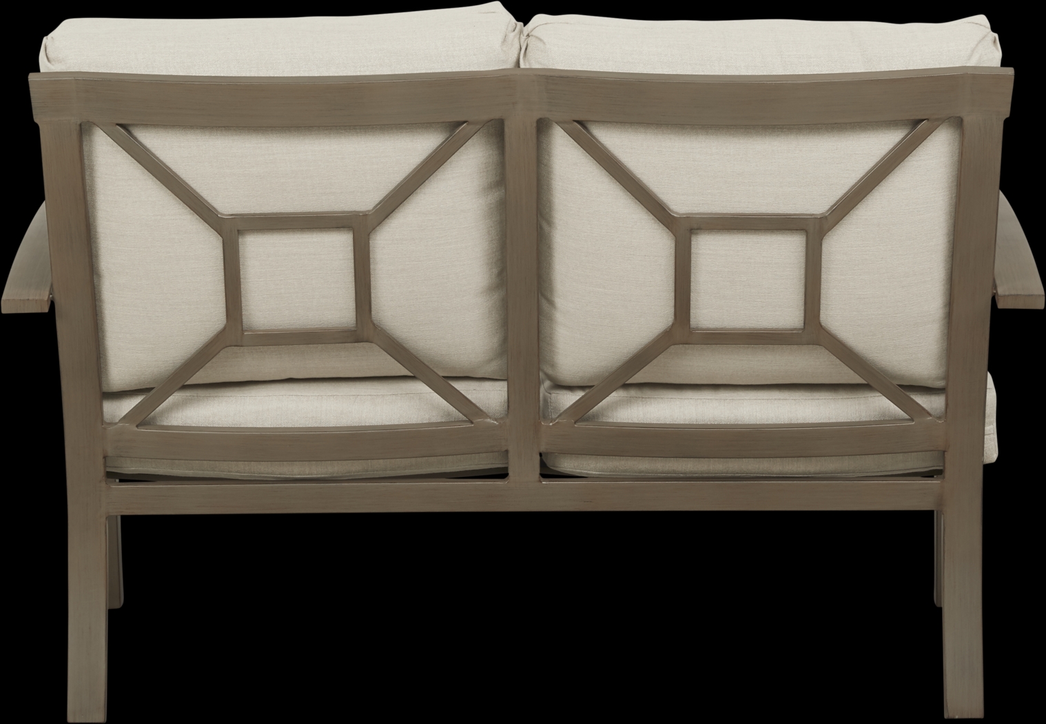 Waterfront Bronze Outdoor Loveseat - Thumbnail - Image 2