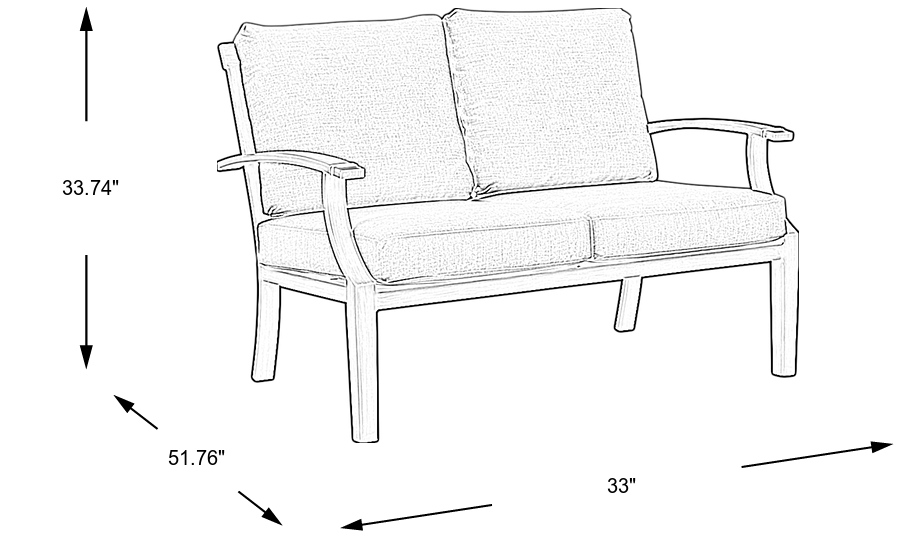 Dimension Image. Please refer to the Dimension Tab on this page for dimension details.