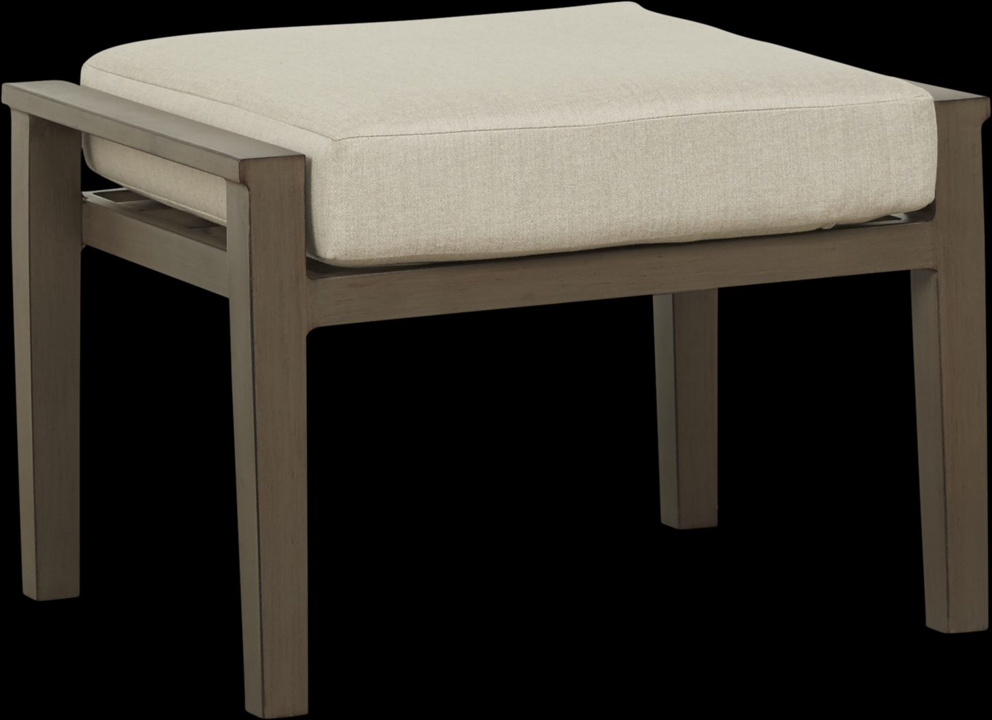 Waterfront Bronze Outdoor Ottoman - Thumbnail - Image 1