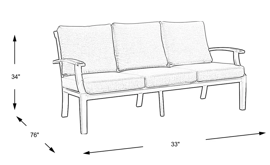 Dimension Image. Please refer to the Dimension Tab on this page for dimension details.