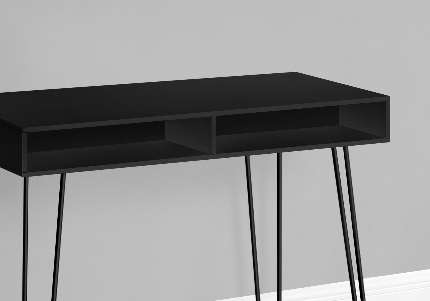 Waterpine Black Desk - Thumbnail - Image 2