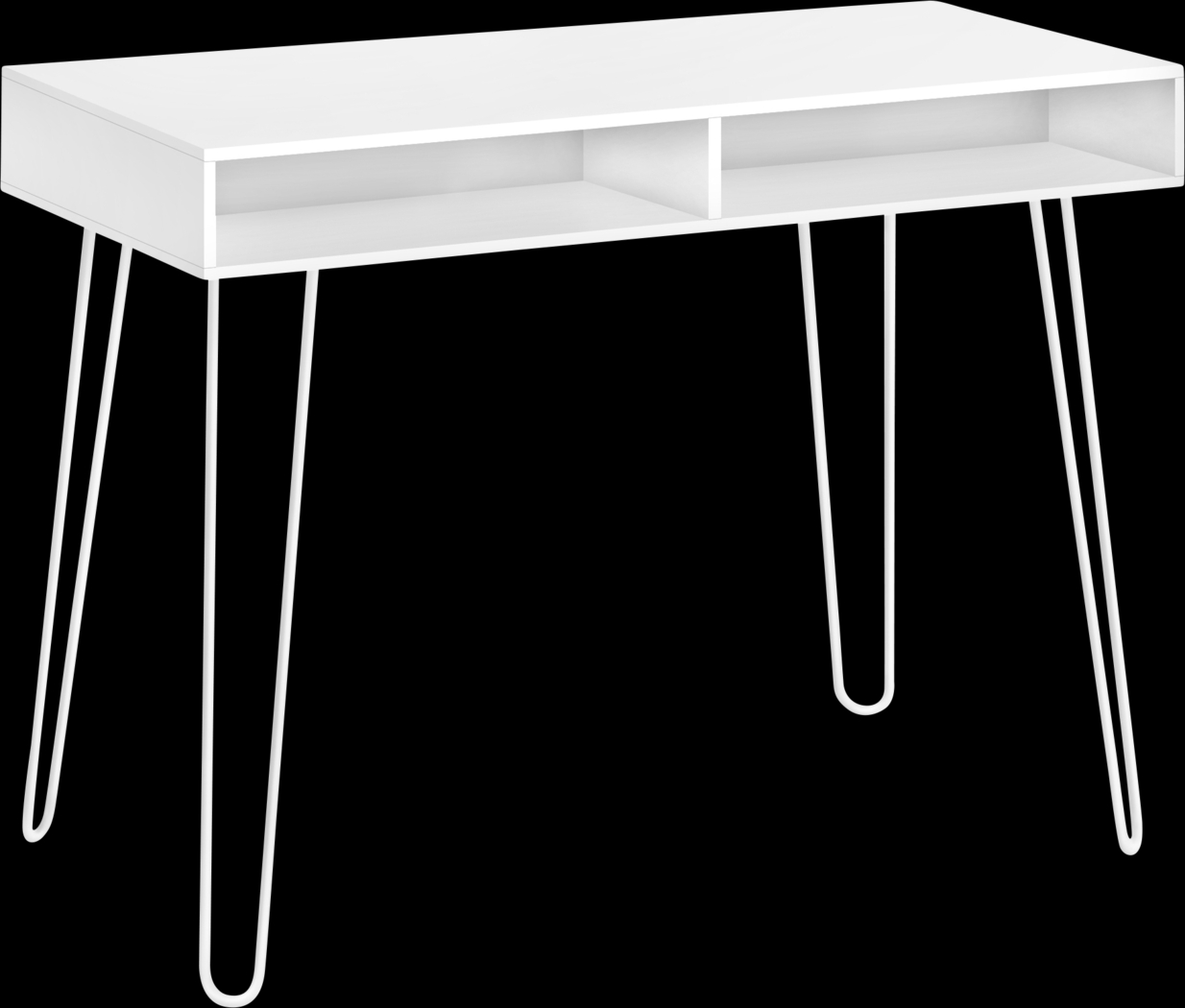 Waterpine White Desk - Thumbnail - Image 1