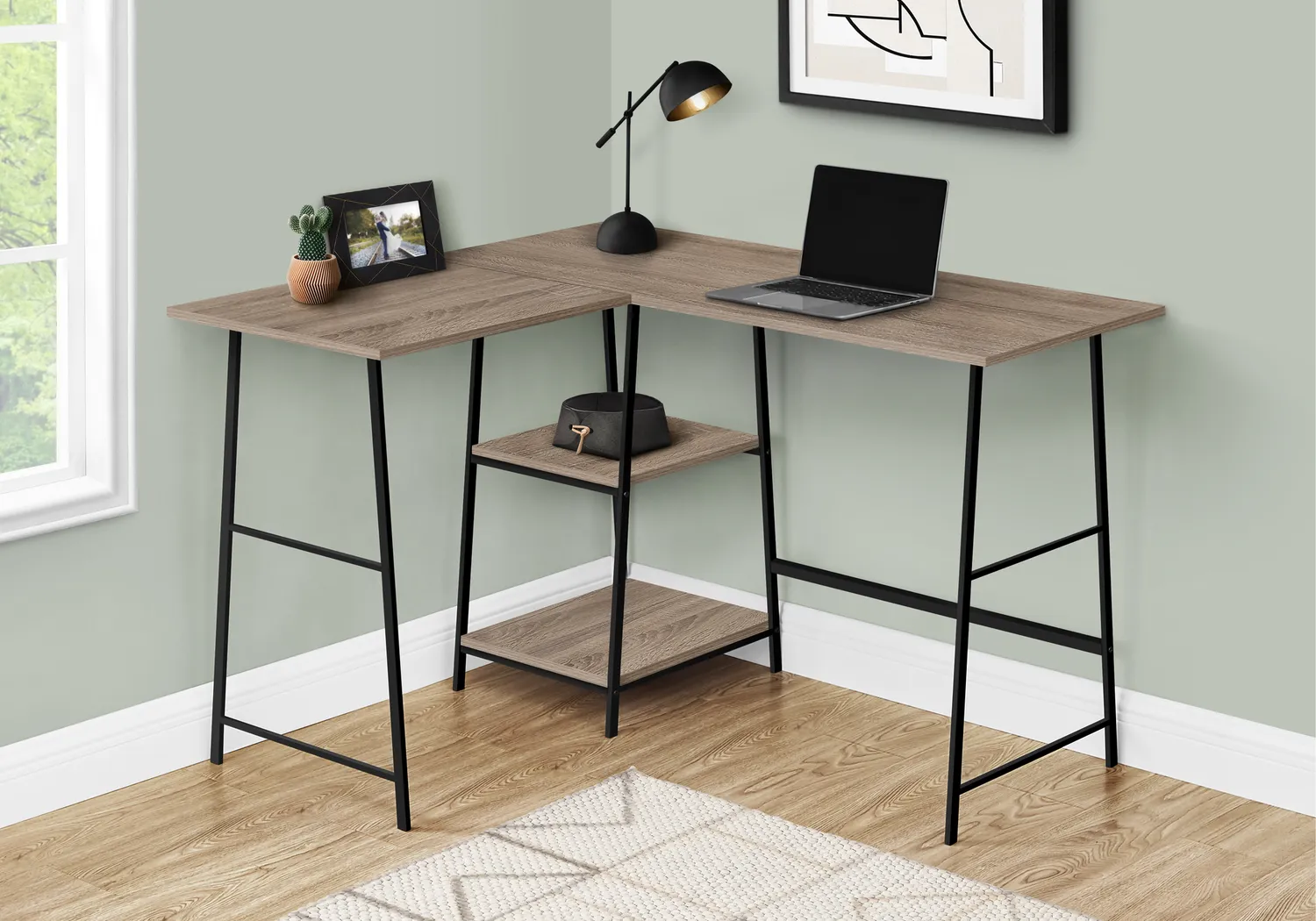 Waterridge Taupe Desk - Image 9