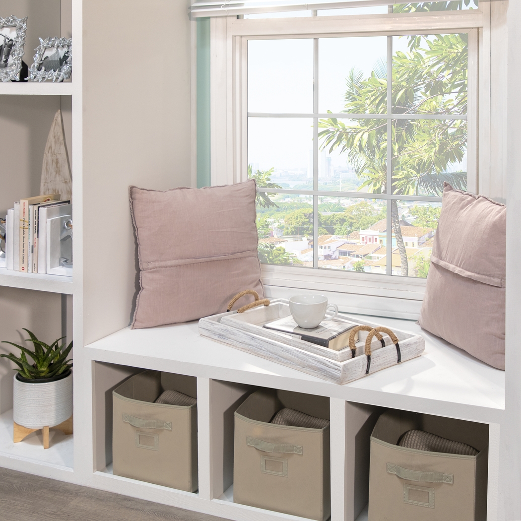 Watersilk White Tray, Set of 2 - Thumbnail - Image 6