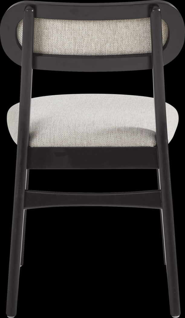 Watertown Black 5 Pc Round Dining Room with Upholstered Chairs - Thumbnail - Image 7