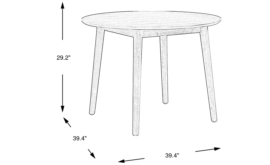 Dimension Image. Please refer to the Dimension Tab on this page for dimension details.