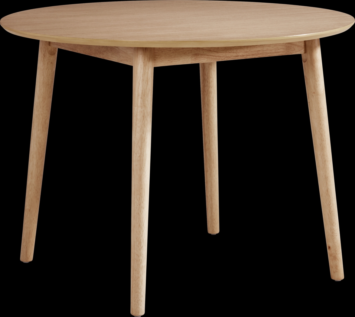 Watertown Natural 5 Pc Round Dining Room with Upholstered Chairs - Thumbnail - Image 2